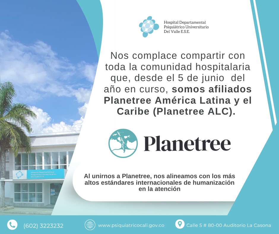 Somos afiliados Planetree América Latina y el Caribe (Planetree ALC.)